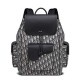 Fake Christian Dior Saddle Backpack Dark Blue Replica