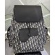 Fake Christian Dior Saddle Backpack Dark Blue Replica