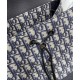 Fake Christian Dior Saddle Backpack Dark Blue Replica