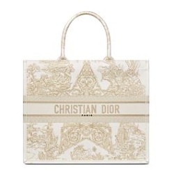 Replica Christian Dior Book Tote Cream