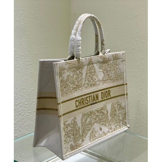 Replica Christian Dior Book Tote Cream