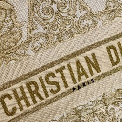 Replica Christian Dior Book Tote Cream