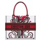 Replica Christian Dior Small Dior Book Tote Red