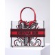Replica Christian Dior Small Dior Book Tote Red