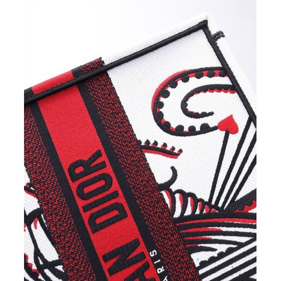 Replica Christian Dior Small Dior Book Tote Red