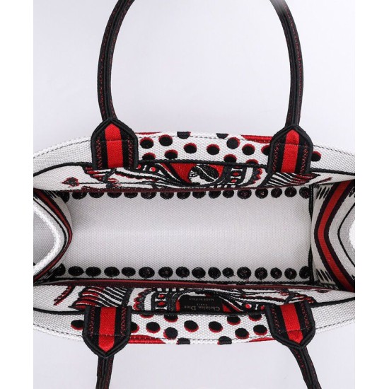 Replica Christian Dior Small Dior Book Tote Red