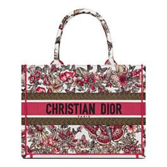 Fake Christian Dior Small Dior Book Tote Peachblow Replica
