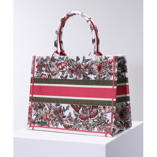 Fake Christian Dior Small Dior Book Tote Peachblow Replica