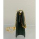 Replica Christian Dior Caro Zipped Pouch Green
