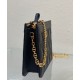 Fake Christian Dior Caro Zipped Pouch Black Replica