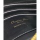Fake Christian Dior Caro Zipped Pouch Black Replica