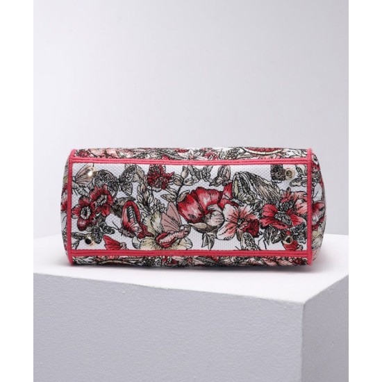 Replica Christian Dior Medium Lady D-Lite Bag Peachblow