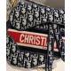 Fake Christian Dior Saddle Bag Dark Blue Replica
