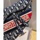 Fake Christian Dior Saddle Bag Dark Blue Replica
