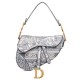 Replica Christian Dior Saddle Bag Gray