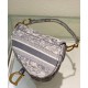 Replica Christian Dior Saddle Bag Gray