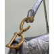 Replica Christian Dior Saddle Bag Gray