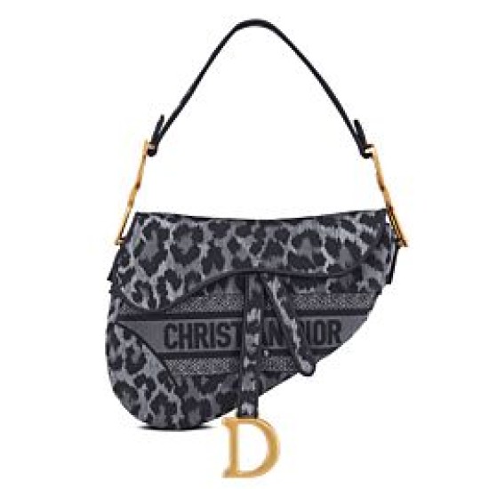 Replica Christian Dior Saddle Bag Gray