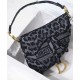 Replica Christian Dior Saddle Bag Gray