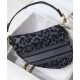 Replica Christian Dior Saddle Bag Gray