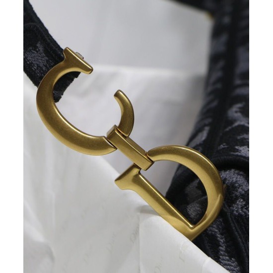 Replica Christian Dior Saddle Bag Gray