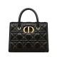 Fake Christian Dior Large St Honore Tote Black Replica