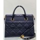 Fake Christian Dior Large St Honore Tote Black Replica