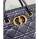 Fake Christian Dior Large St Honore Tote Black Replica