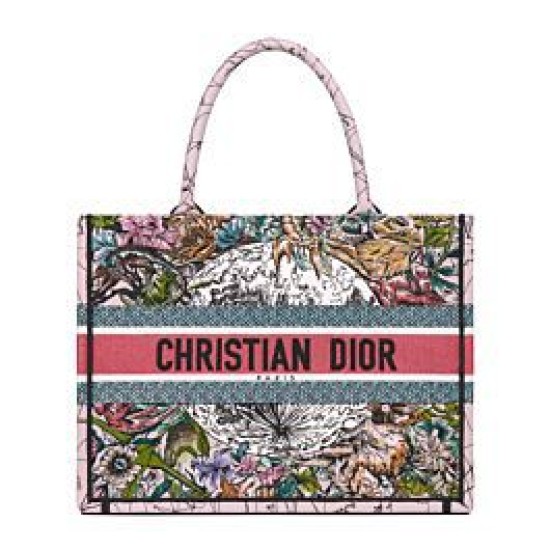 Replica Christian Dior Small Book Tote Pink