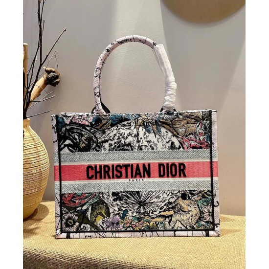 Replica Christian Dior Small Book Tote Pink