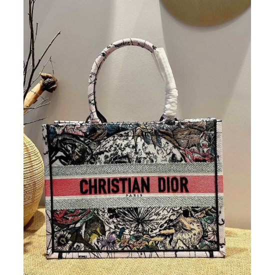 Replica Christian Dior Small Book Tote Pink