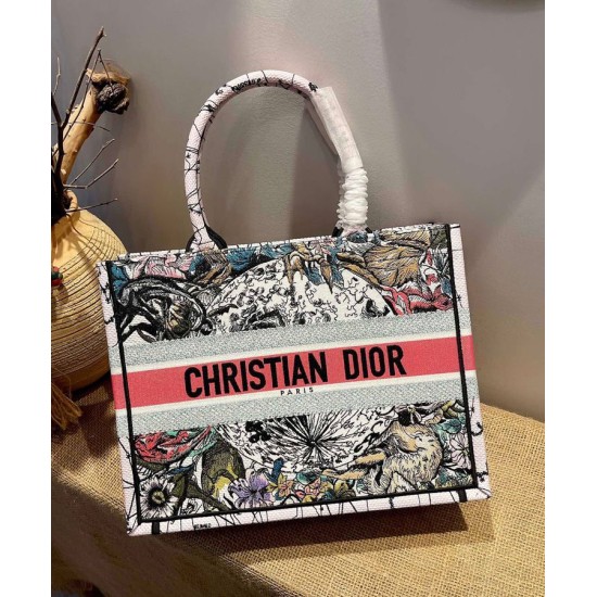 Replica Christian Dior Small Book Tote Pink