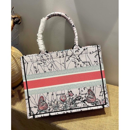 Replica Christian Dior Small Book Tote Pink
