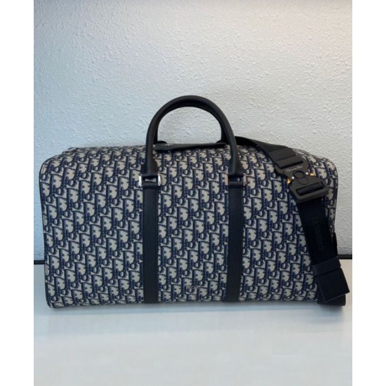 Replica Christian Dior Lingot 50 Bag Dark Blue