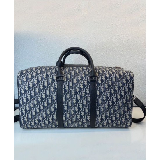 Replica Christian Dior Lingot 50 Bag Dark Blue