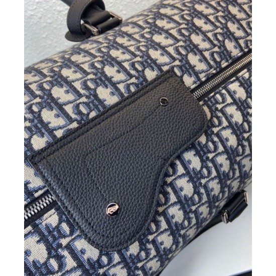 Replica Christian Dior Lingot 50 Bag Dark Blue