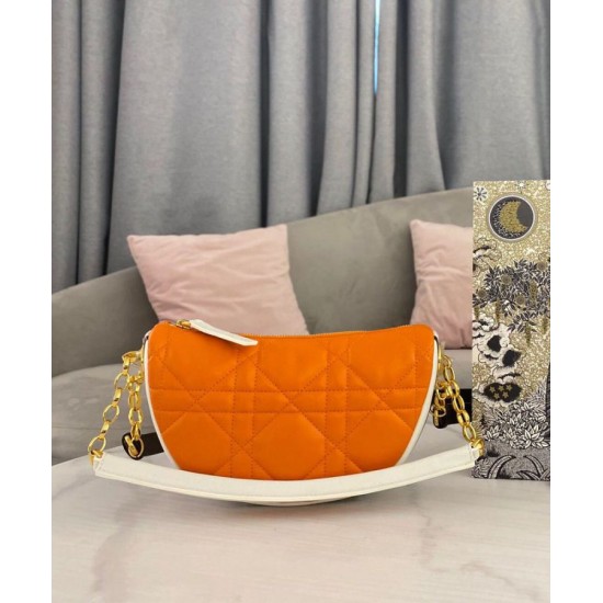 Fake Christian Dior Vibe Bag Orange Replica Replica Christian Dior Vibe Bag Orange