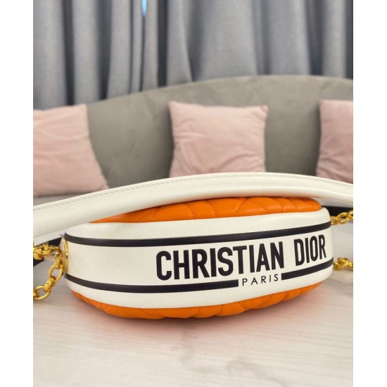Fake Christian Dior Vibe Bag Orange Replica Replica Christian Dior Vibe Bag Orange