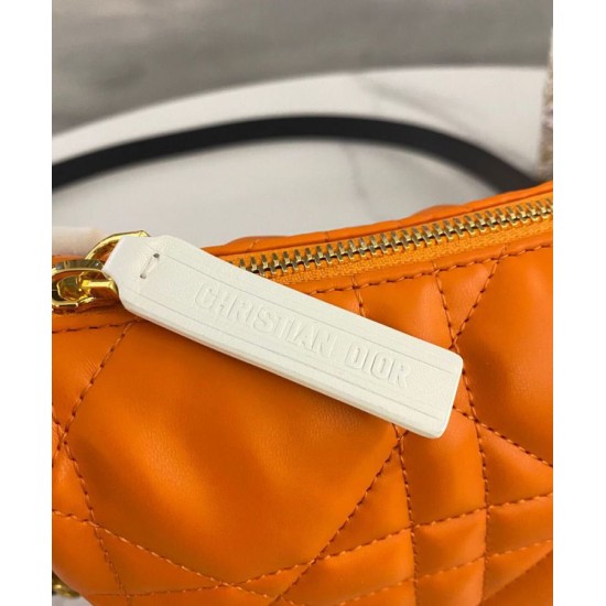 Fake Christian Dior Vibe Bag Orange Replica Replica Christian Dior Vibe Bag Orange