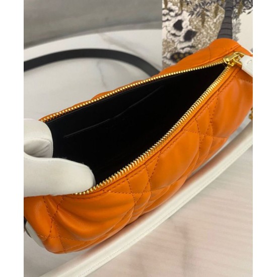 Fake Christian Dior Vibe Bag Orange Replica Replica Christian Dior Vibe Bag Orange
