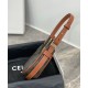 Replica Celine Mini Ava In Triomphe Canvas And Calfskin Brown