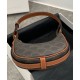 Replica Celine Mini Ava In Triomphe Canvas And Calfskin Brown