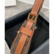 Replica Celine Mini Ava In Triomphe Canvas And Calfskin Brown