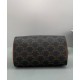 Fake Celine Small Boston In Triomphe Canvas Coffee Replica
