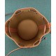 Fake Celine Small Drawstring Bag In Triomphe Canvas Coffee Replica