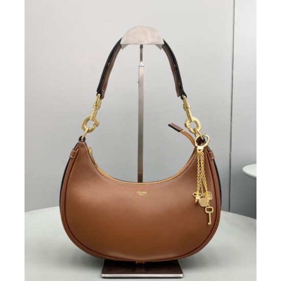 Fake Celine Medium Strap Ava Bag In Smooth Calfskin Coffee Replica