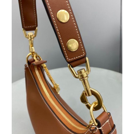 Fake Celine Medium Strap Ava Bag In Smooth Calfskin Coffee Replica