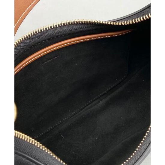 Fake Celine Medium Strap Ava Bag In Smooth Calfskin Black Replica Replica Celine Medium Strap Ava Bag In Smooth Calfskin Black