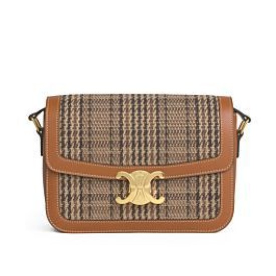 Replica Celine Medium Triomphe Bag 1912422 Coffee