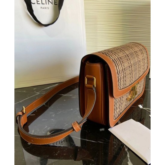Replica Celine Medium Triomphe Bag 1912422 Coffee